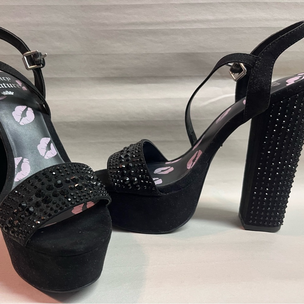Juicy Couture Black Platform Heels